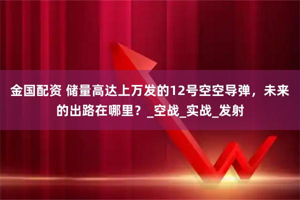 金国配资 储量高达上万发的12号空空导弹，未来的出路在哪里？_空战_实战_发射